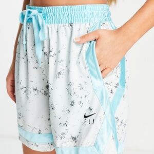 Nike Women's Light Blue Athletic Shorts